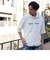 梨地フルZIP5分袖フードパーカ
