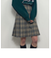 チェックプリーツスカート