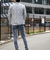 ３Dメッシュジップアップブルゾン