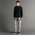 DELEGANT メランジジャージ セットアップパンツ