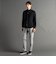 DELEGANT メランジジャージ セットアップパンツ