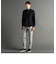 DELEGANT メランジジャージ セットアップパンツ