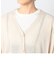 ワンポイント刺繍入り　ベーシックシアカーディガン