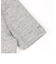 メランジジャカード モックネックTシャツ