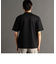 メランジジャカード モックネックTシャツ