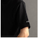 メランジジャカード モックネックTシャツ