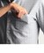 ハイメッシュストレッチ７分袖スタンドカラーシャツ