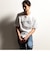 【RIELABO】ロゴデザインクルーネック半袖Tシャツ