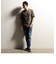 【RIELABO】カモフラリンクスジャカードクルーネック半袖Tシャツ