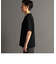サイドジップ 半袖ニットTシャツ