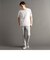 パネルニット 半袖Tシャツ