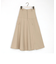 ジップスリットプリーツスカート