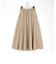 ジップスリットプリーツスカート