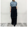 配色パイピング アシンメトリーブラウス