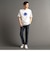 フラワーグラフィック 半袖Tシャツ