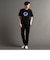 フラワーグラフィック 半袖Tシャツ