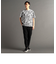ボタニカルプリント 半袖Tシャツ
