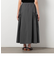 【WALDO】ナイロンストレッチドロストスカート