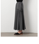 【WALDO】ナイロンストレッチドロストスカート