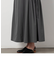 【WALDO】ナイロンストレッチドロストスカート