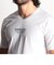 激シルケットロゴプリント半袖Tシャツ