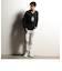 【RIELABO】グラフィック×ロゴプリントVネックTシャツ