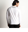 激シルケットロゴプリント長袖Tシャツ