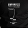 激シルケットロゴプリント長袖Tシャツ