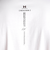 激シルケットロゴプリント長袖Tシャツ