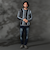 【ＷＥＢ限定】ランダムストライプ３Dニットプルオーバー