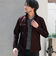 フロッキープリントストレッチシャツ