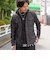 フロッキープリントストレッチシャツ