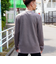 ゼブラ風ブリスタ-ジャカードＶネックプルオーバー