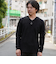 ゼブラ風ブリスタ-ジャカードＶネックプルオーバー