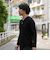 ゼブラ風ブリスタ-ジャカードＶネックプルオーバー