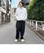 DISCUS×GrandPARK/ディスカス×グランドパーク別注フリースZIPスタンドプルオーバー