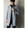 ダウンファブリックカルゼ スタンドカラーコート