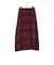 チェックプリーツロングスカート