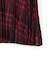 チェックプリーツロングスカート
