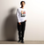 【RIELABO】グラフィックプリントクルーネック長袖Ｔシャツ
