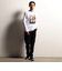 【RIELABO】グラフィックプリントクルーネック長袖Ｔシャツ