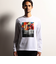 【RIELABO】グラフィックプリントクルーネック長袖Ｔシャツ