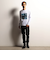 【RIELABO】グラフィックプリントクルーネック長袖Ｔシャツ