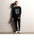 【RIELABO】グラフィックプリントクルーネック長袖Ｔシャツ