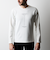 ストレッチポンチロゴプリント長袖Tシャツ