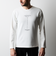 ストレッチポンチロゴプリント長袖Tシャツ