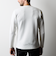 ストレッチポンチロゴプリント長袖Tシャツ