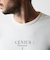 ストレッチポンチロゴプリント長袖Tシャツ
