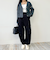 コーデュロイワイドパンツ