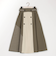 バイカラーフレアスカート